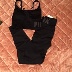 pink workout set